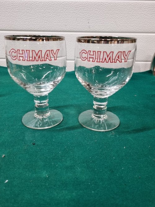 Bierglas chimay (1 verkocht), Ophalen of Verzenden, 'T Olde Gre-j, Info@toldegrej.nl, Endepoelstraat 20f Didam