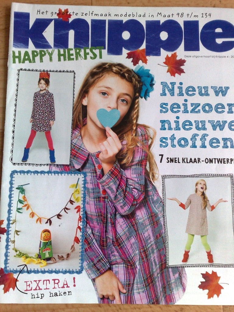 Knippie special bijlage nr. 4 / 2013, Hobby en Vrije tijd, Kledingpatronen, Verzenden, Zo goed als nieuw, Kind, Knippie