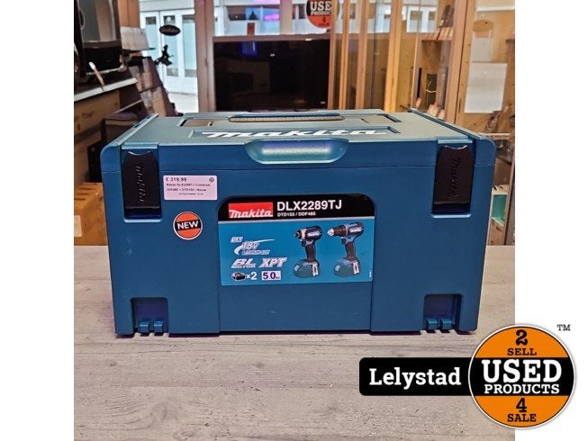 Makita DLX2289TJ Combiset DDF485 + DTD153 | Nieuw, Makita, Nieuw, Support@makita.com, Makita Corporation, 3-11-8, Sumiyoshi-cho, 
Anjo, Aichi 446-8502
Japan