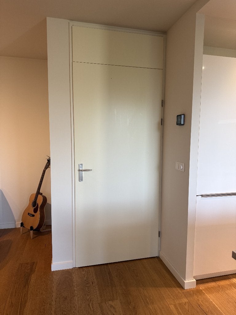 7 Svedex Opdekdeuren Crème 930x2115mm - 4 rechts, 3 links, Doe-het-zelf en Verbouw, Ophalen, Gebruikt, 80 tot 100 cm, 215 cm of meer
