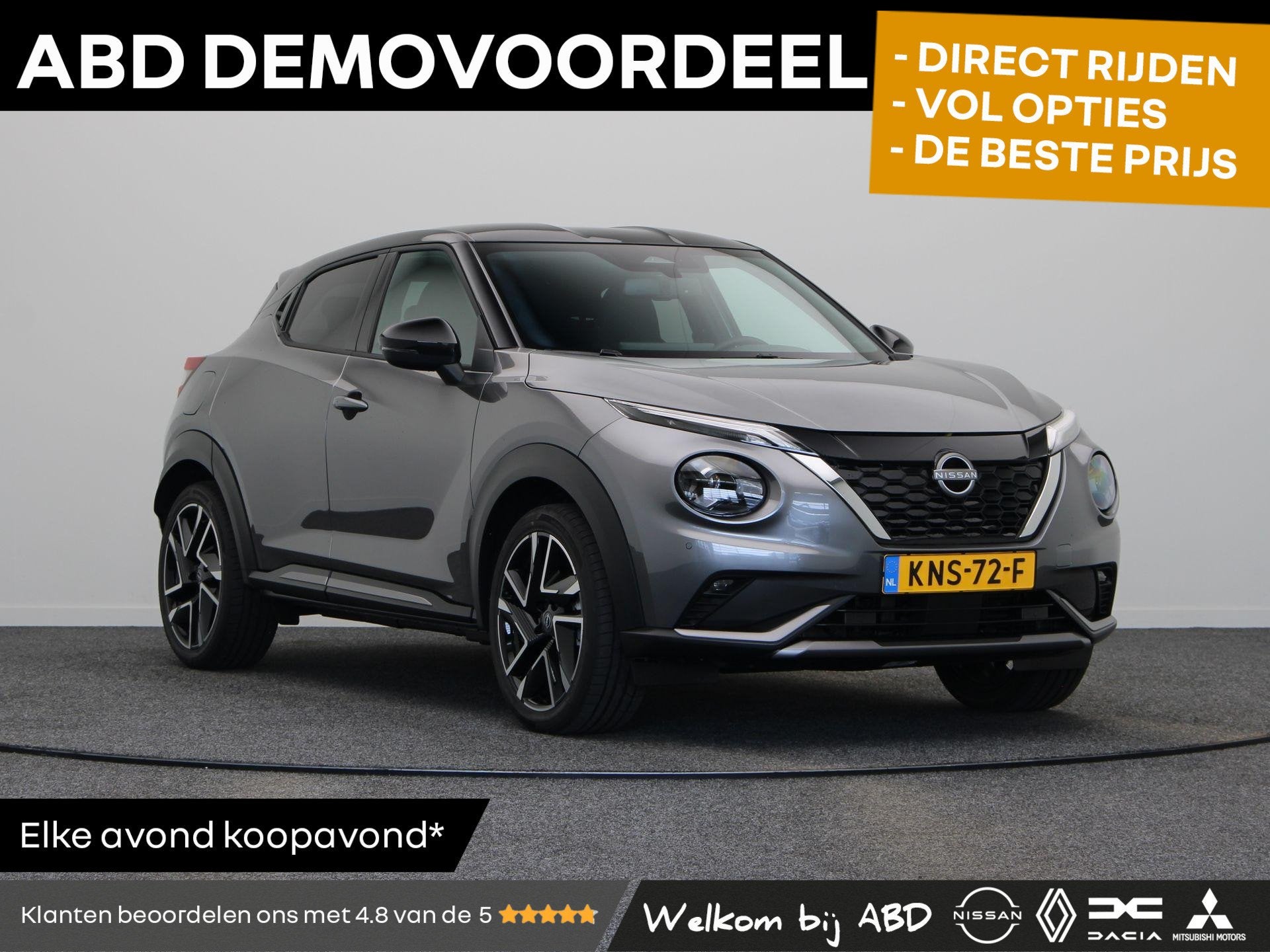 Nissan Juke 1.6 Hybrid N-Design | Keyless Entry | Stoel, Stu, Auto's, Dealer onderhouden, Stof, Origineel Nederlands, Bedrijf