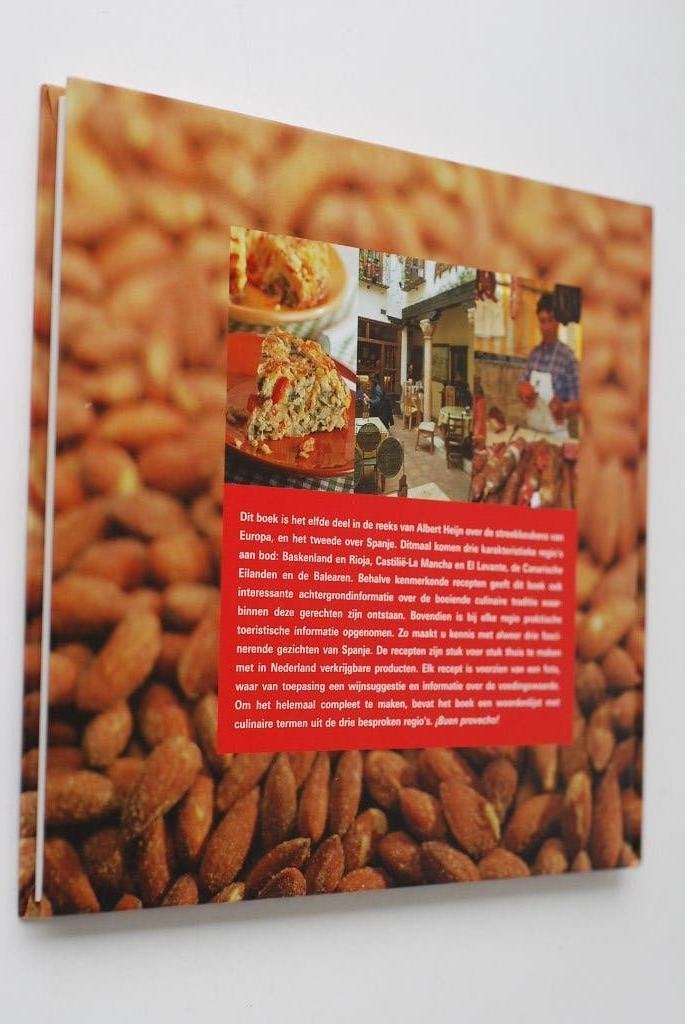 Kookboek Streekkeukens van Europa - Spanje 2002 Albert Heijn, Boeken, Verzenden, Tapas, Hapjes en Dim Sum, Zo goed als nieuw, Albert Heijn