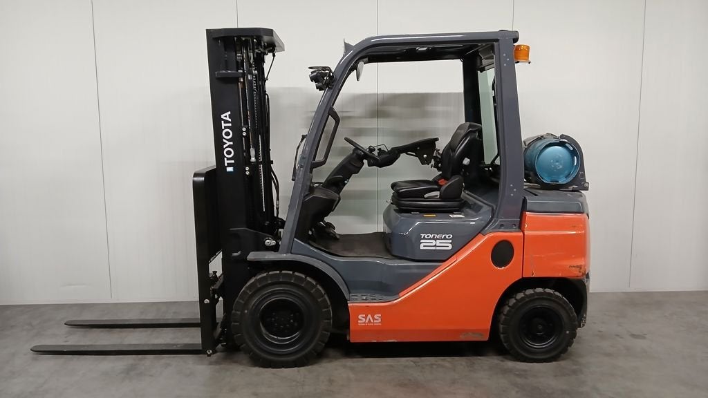 TOYOTA 028FGF25, 2000 tot 3000 kg, LPG, Heftruck, TOYOTA