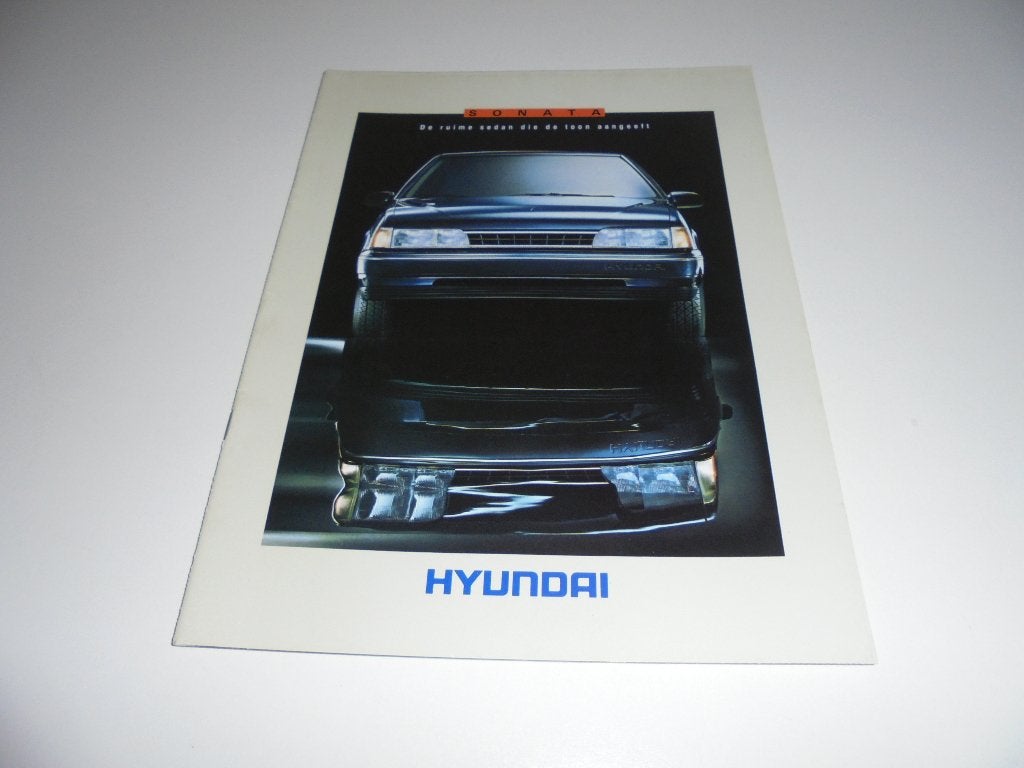 brochure Hyundai Sonata, Ophalen of Verzenden, Zo goed als nieuw, Overige merken