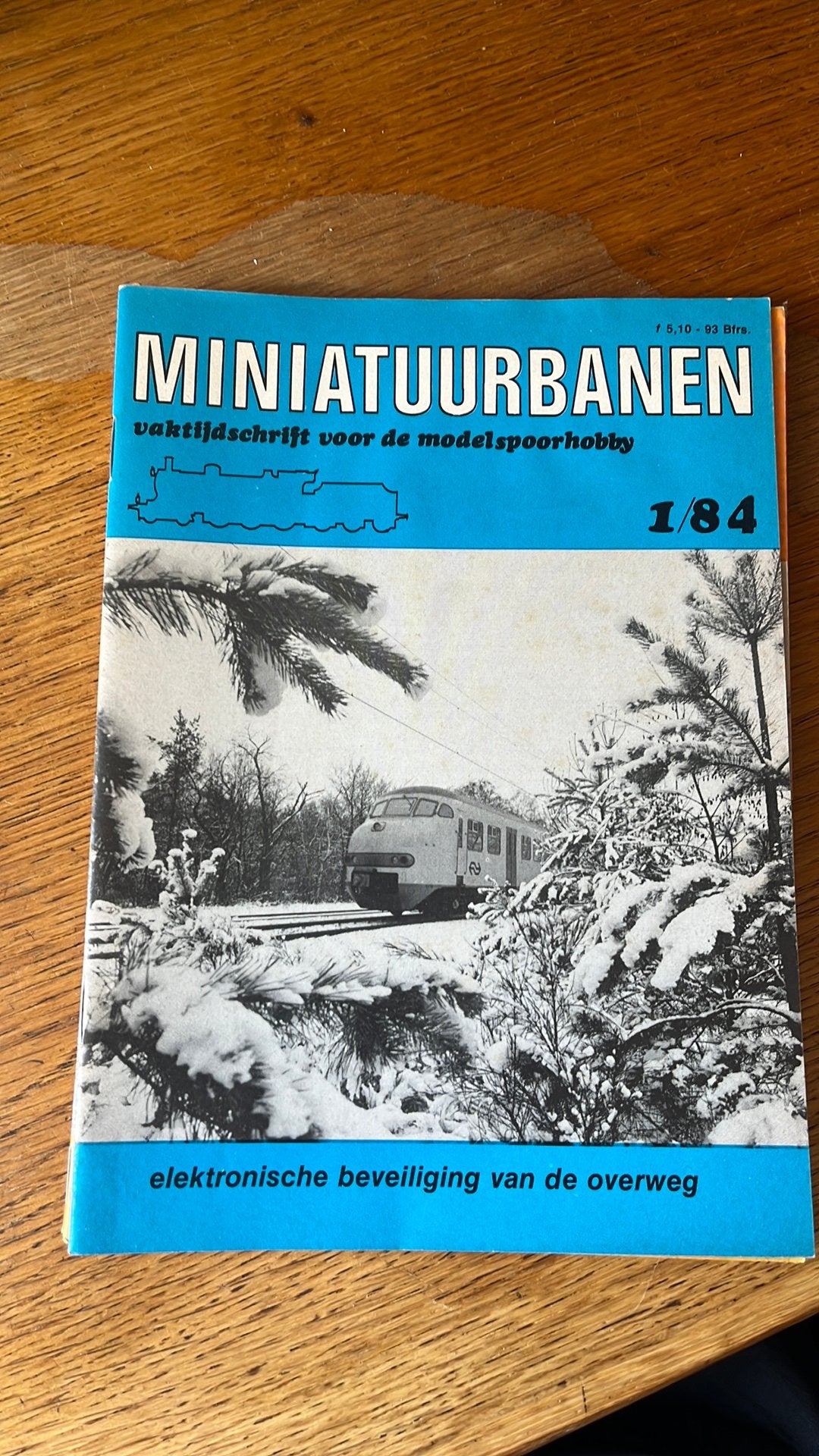 Miniatuurbaan Vaktijdschrift jaargang 1984, Overige merken, Gebruikt, Gelijkstroom of Wisselstroom, Boek, Tijdschrift of Catalogus