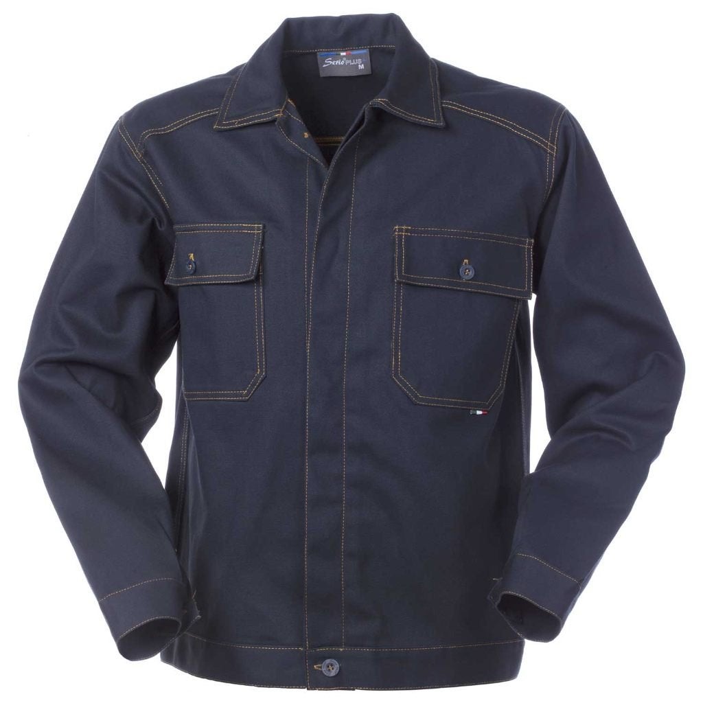 Nieuw Italiaans Jack  maat L,  Indigo Denim kleur, Ophalen of Verzenden, Nieuw, Blauw