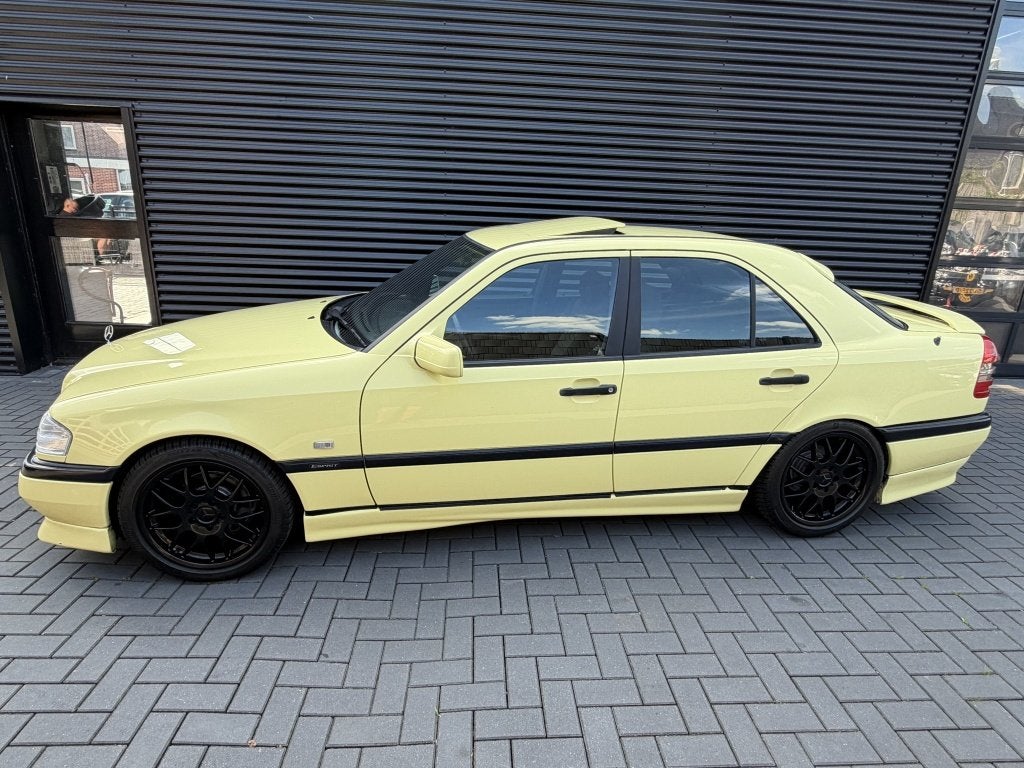Mercedes-Benz C-Klasse 220 Sport| AUTOMAAT GEEL| UNIEK| ROES, Auto's, Automaat, Stof, 2199 cc, 150 pk