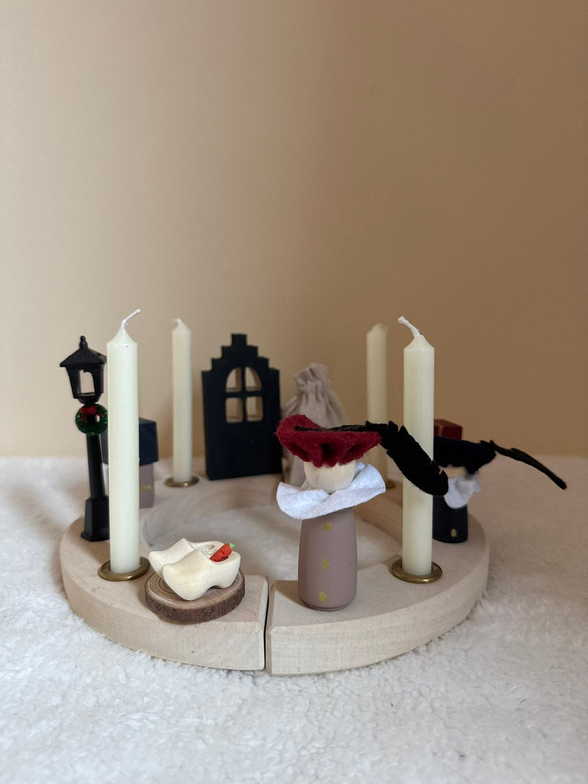 Sinterklaas piet jaarringstekers jaarring, Ophalen of Verzenden, Zo goed als nieuw