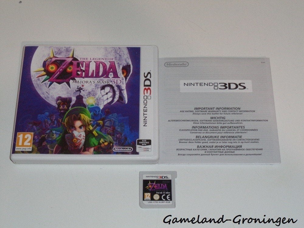 The Legend of Zelda Majora's Mask 3D (3ds), Gebruikt, -, -, 1 speler