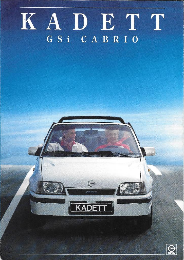 OPEL KADETT GSI CABRIO,  1987, Ophalen of Verzenden, Zo goed als nieuw, Opel