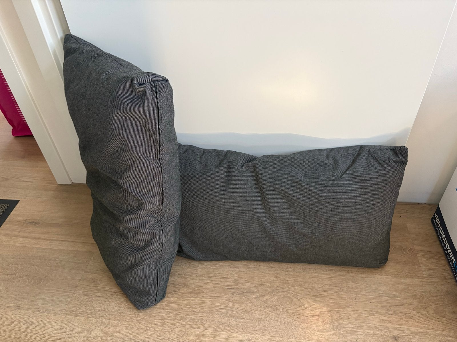 Comfortabele bootkussens - grijs, Ophalen, Gebruikt, Interieur en Kussens