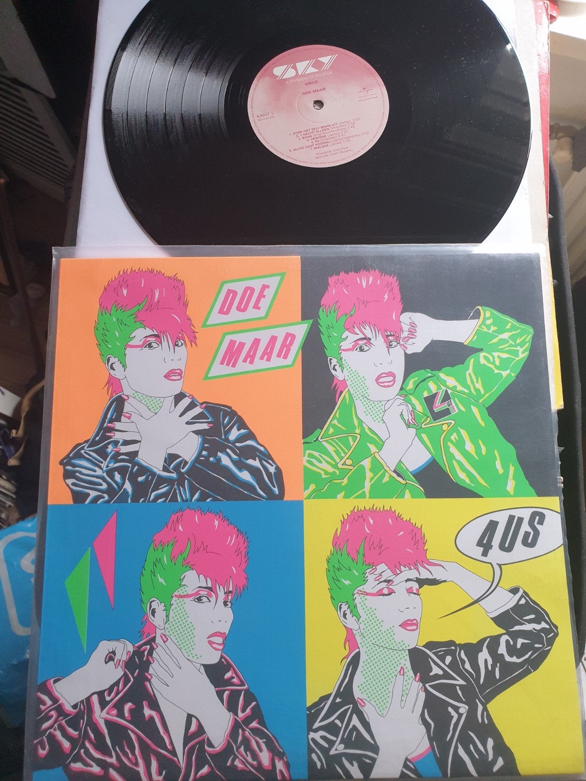 Doe Maar lp 4us, Cd's en Dvd's, Vinyl | Nederlandstalig, Ophalen of Verzenden, LP