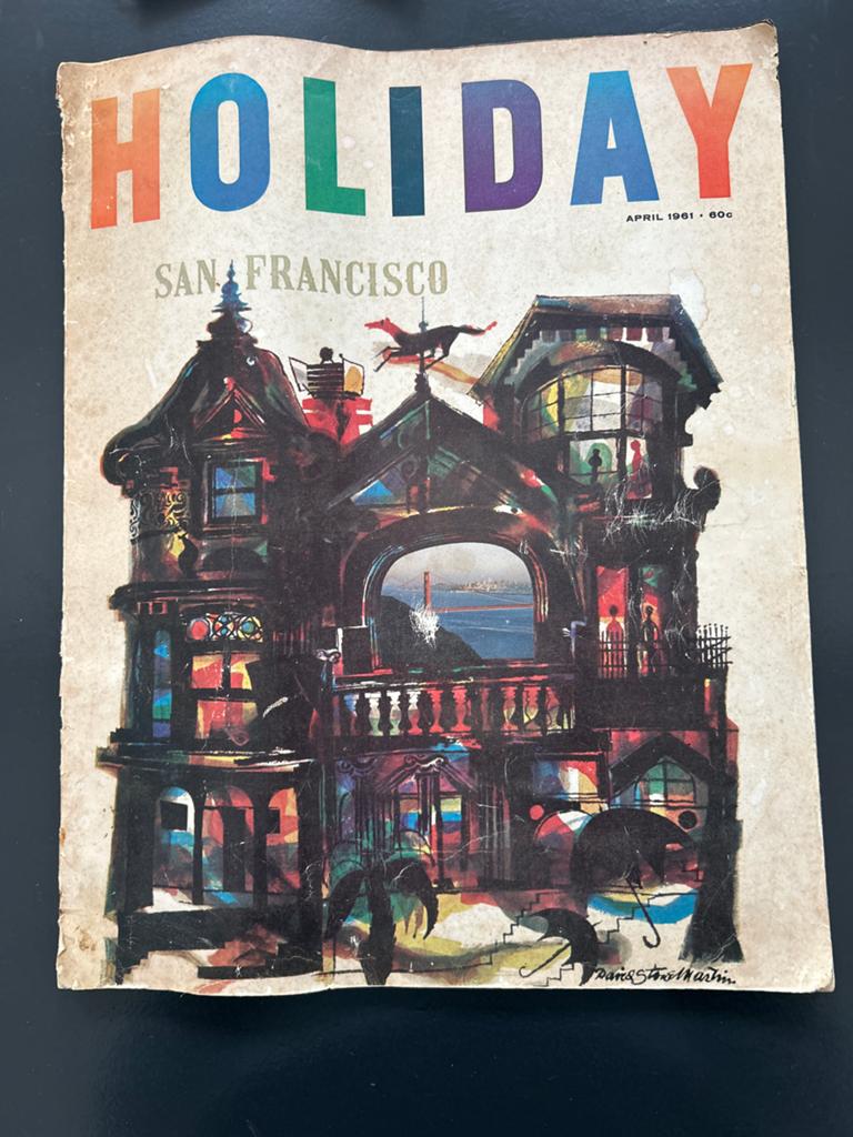 Holiday Magazine April 1961 - San Francisco David Stone Mart, Ophalen of Verzenden, Gelezen, Overige typen