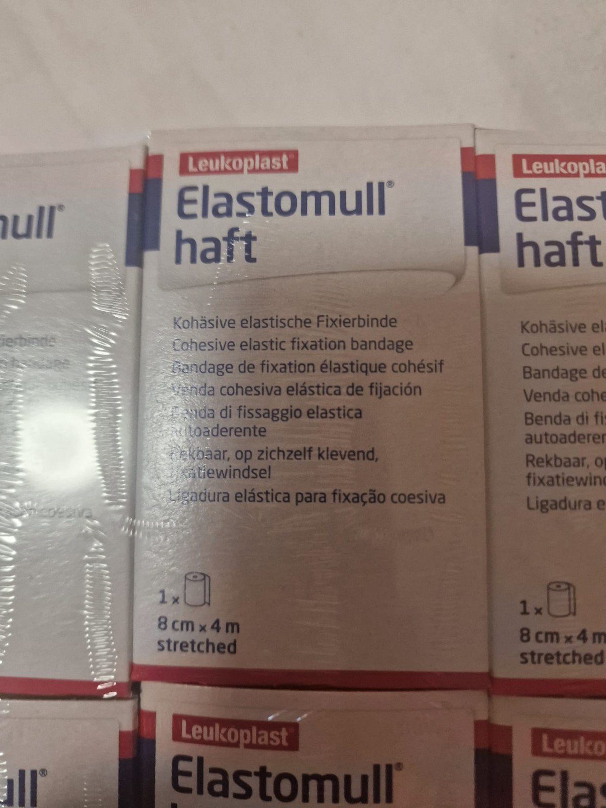 Erastomull Haft 4 m x 8 cm per rol, Ophalen of Verzenden