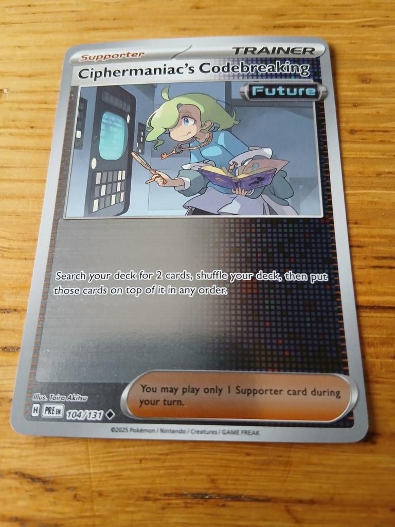 Pokémon TCG: Ciphermaniac's Codebreaking Supporter Kaart, Hobby en Vrije tijd, Verzamelkaartspellen | Pokémon, Ophalen of Verzenden