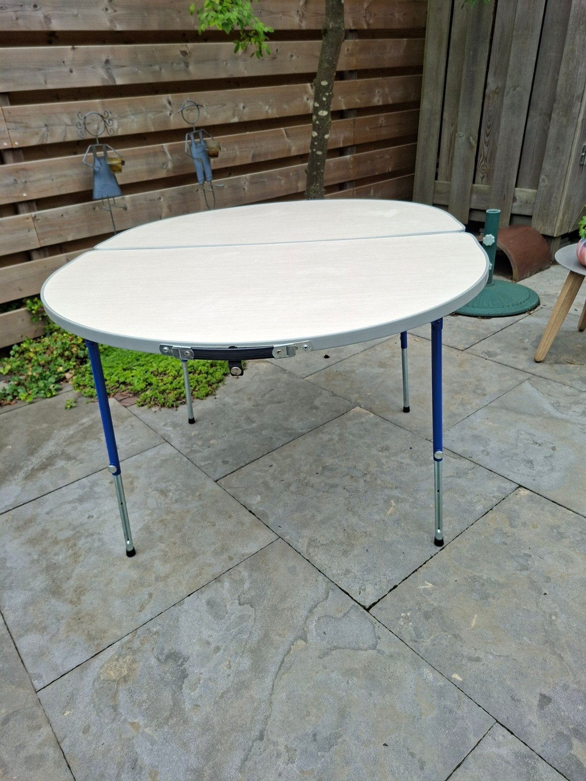 Lafuma campingtafel 120x90cm - verstelbaar en inklapbaar, Caravans en Kamperen, Kampeermeubelen, Ophalen, Gebruikt, Campingtafel