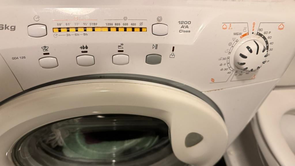 Candy 6kg wasmachine, Witgoed en Apparatuur, Wasmachines, Ophalen, Gebruikt, Voorlader, 1200 tot 1600 toeren