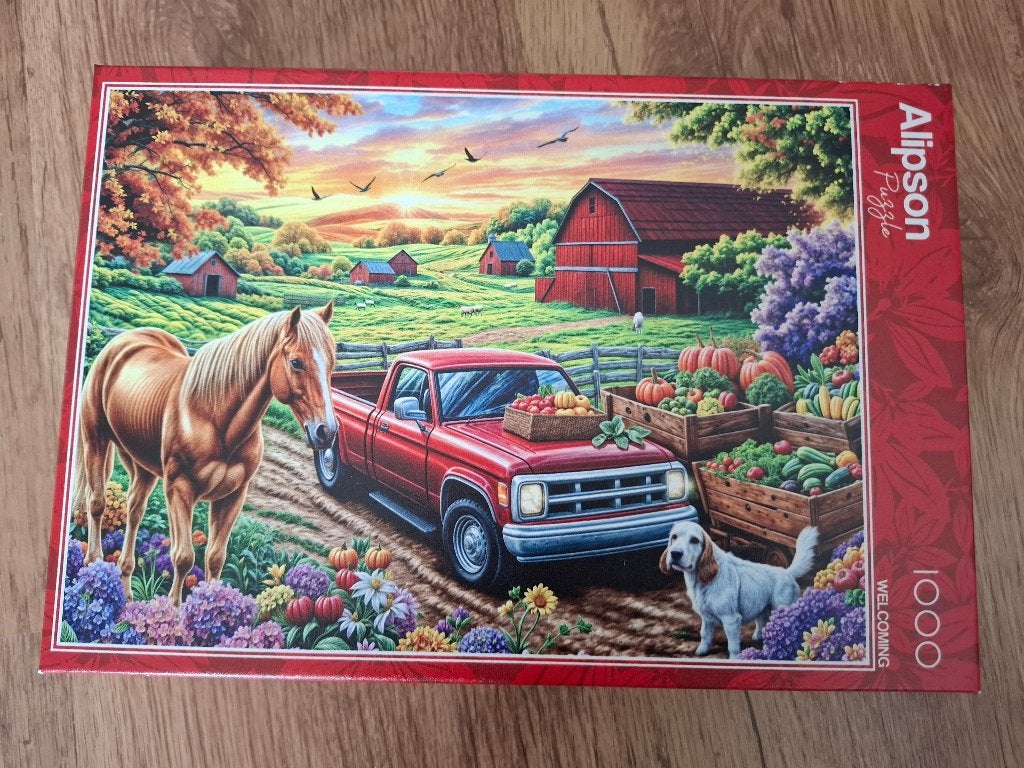 Welcoming - ALIPSON Puzzel - 1000 stukjes, Ophalen of Verzenden, 500 t/m 1500 stukjes, Zo goed als nieuw, Legpuzzel