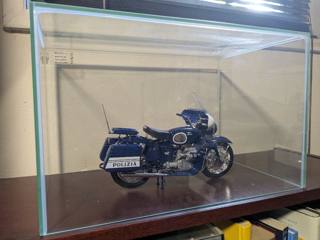 Glazen display bouwmodellen - nog 8 stuks beschikbaar, Zo goed als nieuw, Ophalen, Overige merken, Groter dan 1:32