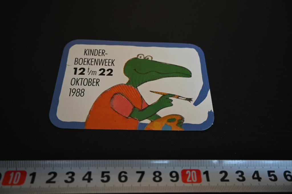 sticker Kinderboekenweek 1988, Verzamelen, Ophalen, Zo goed als nieuw