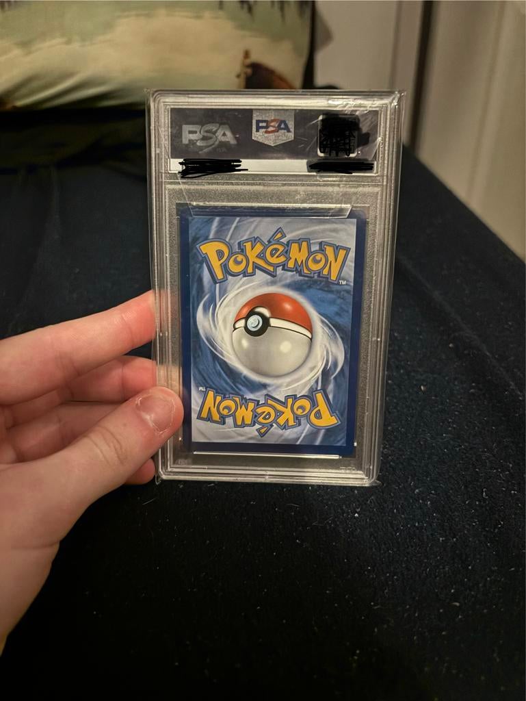 Pikachu met Grijze Hoed Van Gogh PSA 9 Pokémon Kaart, Ophalen of Verzenden, Zo goed als nieuw, Losse kaart