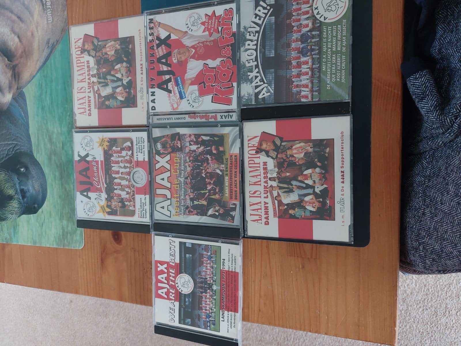 7 Ajax CD's - Diverse titels, Gebruikt, Ophalen of Verzenden, Feestmuziek, Verzamelalbum