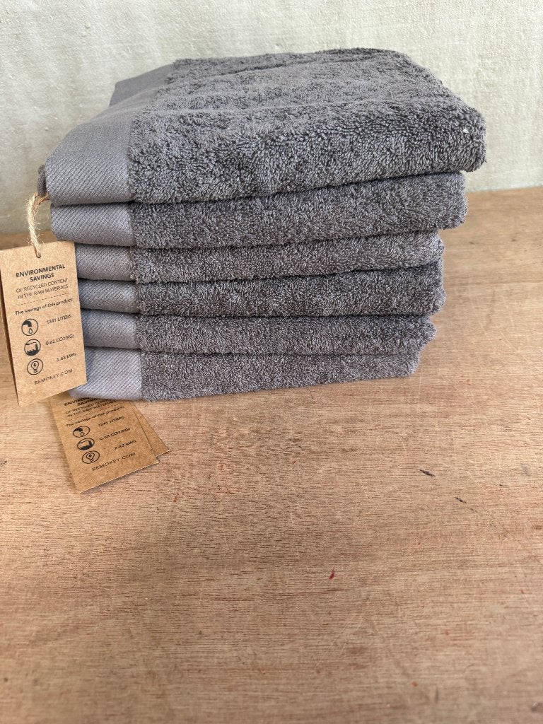 Walra Remade Cotton handdoeken 50x100 grijs nieuw, Overige merken, Handdoek, Nieuw, Ophalen of Verzenden