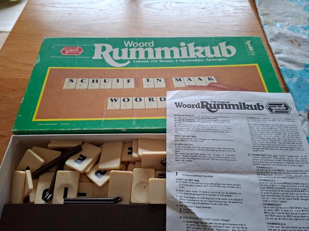 Rummikub woord, Hobby en Vrije tijd, Gezelschapsspellen | Bordspellen, Ophalen of Verzenden
