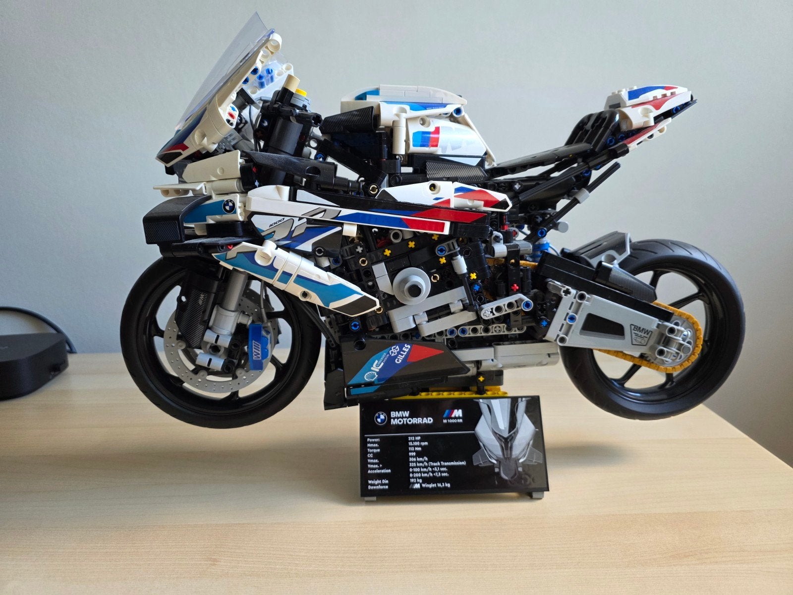 LEGO Technic BMW M 1000 RR (42130) - Zo goed als nieuw, Ophalen of Verzenden, Zo goed als nieuw, Overige merken