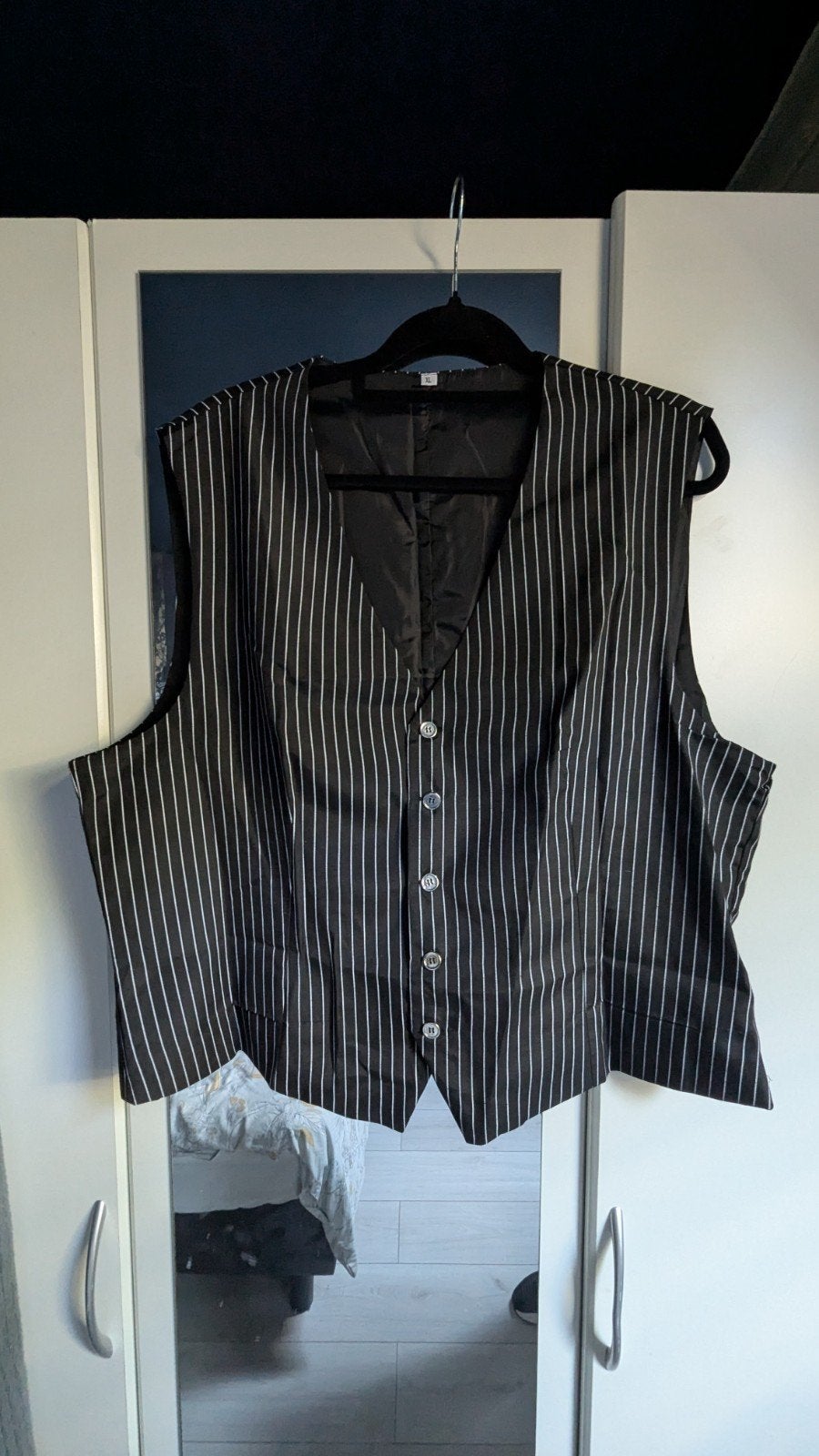 Zwart gestreept gilet, Ophalen of Verzenden, Zo goed als nieuw