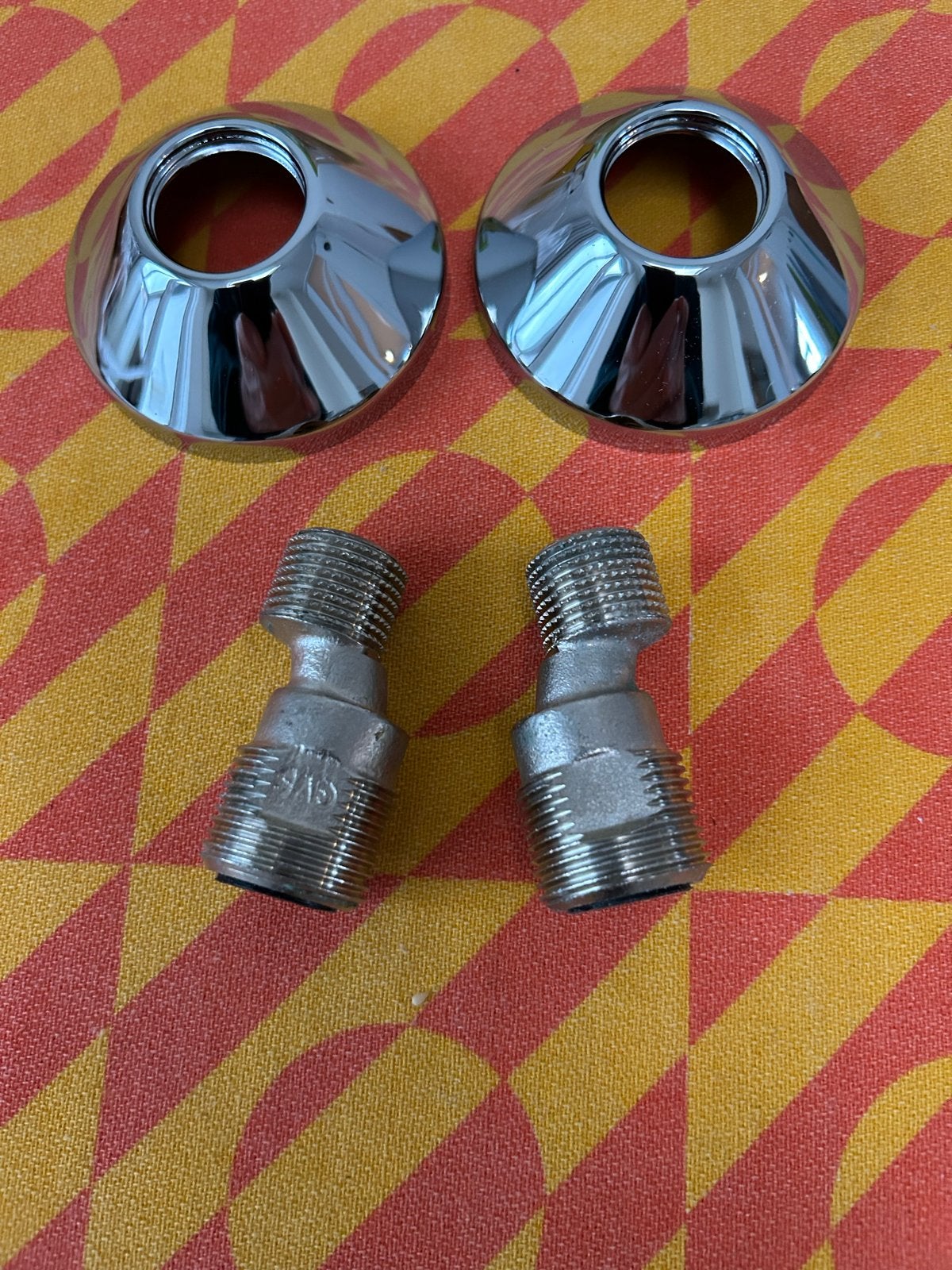 Grohe S-koppelingen 1/2” x 3/4” Nieuw, Ophalen of Verzenden, Nieuw, Chroom, Kraan