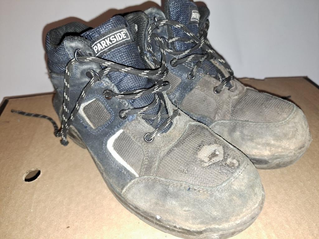 Parkside werkschoenen maat 41, Kleding | Heren, Schoenen, Ophalen, Gedragen, Zwart, Werkschoenen