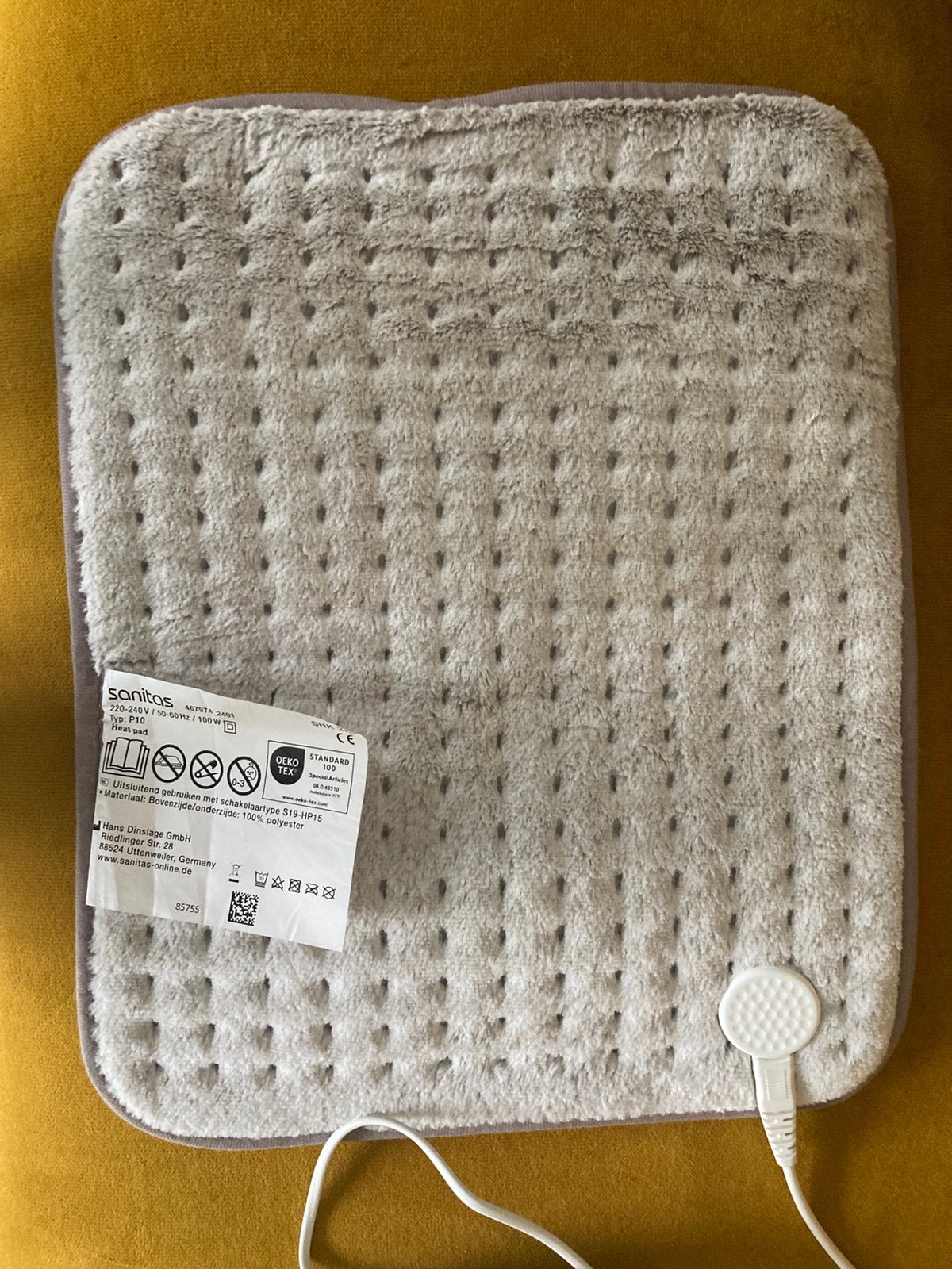 Sanitas Warmtekussen 44x33cm - 6 standen, automatisch, Ophalen of Verzenden, Nieuw, Overige typen