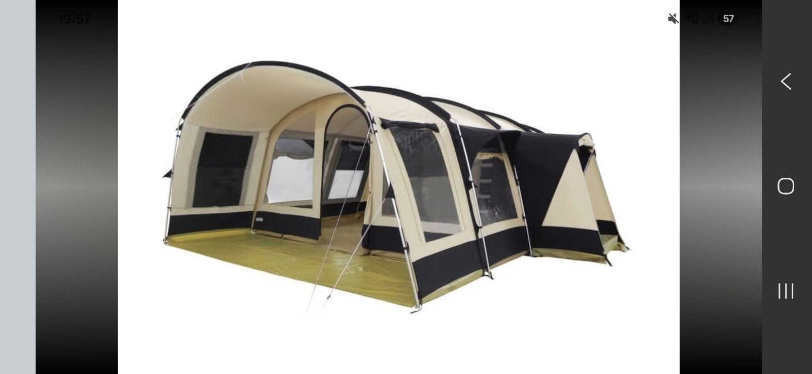 Ruime tunneltent voor 6 personen - Ideaal voor families, Ophalen, Zo goed als nieuw, Tot en met 6