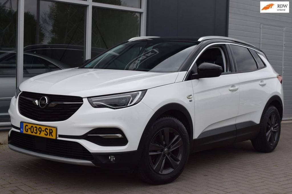 Opel Grandland X 1.2 Turbo 120 Jaar Edition | LED | Navi | L, Voorwielaandrijving, Gebruikt, 1199 cc, Leder en Stof