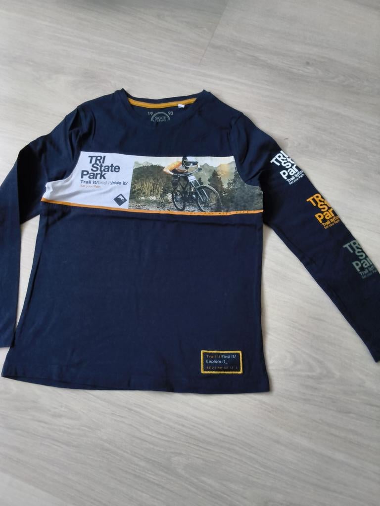 Skate Nation shirt lange mouwen maat 134/140 Nieuw, Ophalen of Verzenden, Nieuw, Meisje, Shirt of Longsleeve