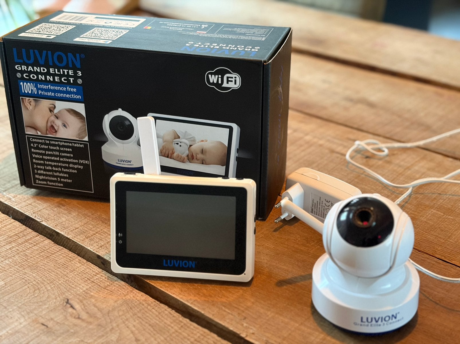 Luvion grand elite 3 connect, Kinderen en Baby's, Ophalen of Verzenden, Gebruikt, 250 meter of meer, Camera