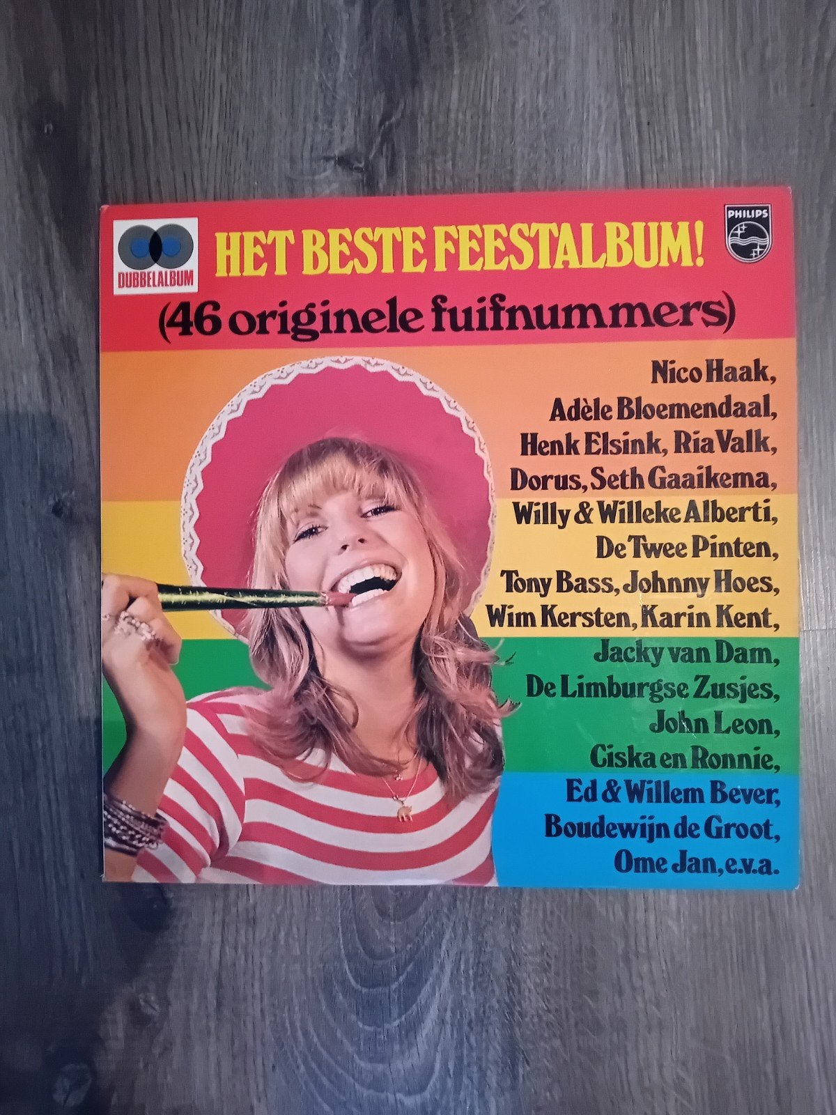 Het Beste Feestalbum! Dubbel-LP (46 originele fuifnummers), Gebruikt, Overige genres, Ophalen of Verzenden, Dubbel-LP