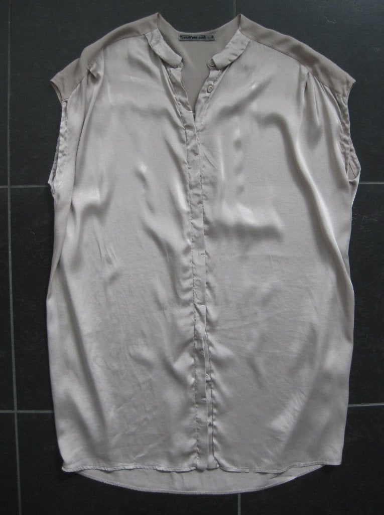 Transit par such top, lila zijde, maat 4, maat 40-42, Kleding | Dames, Paars, Maat 42/44 (L), Zo goed als nieuw, Zonder mouw