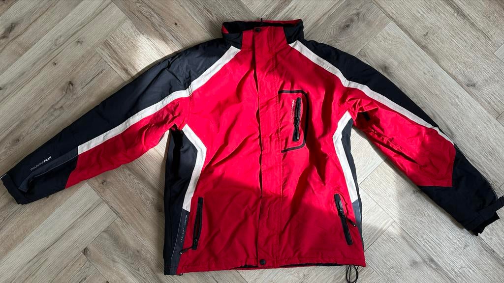 Mountain Peak ski-/snowboardjas maat XL – rood/zwart, Kleding | Heren, Ophalen of Verzenden, Gedragen, Jack