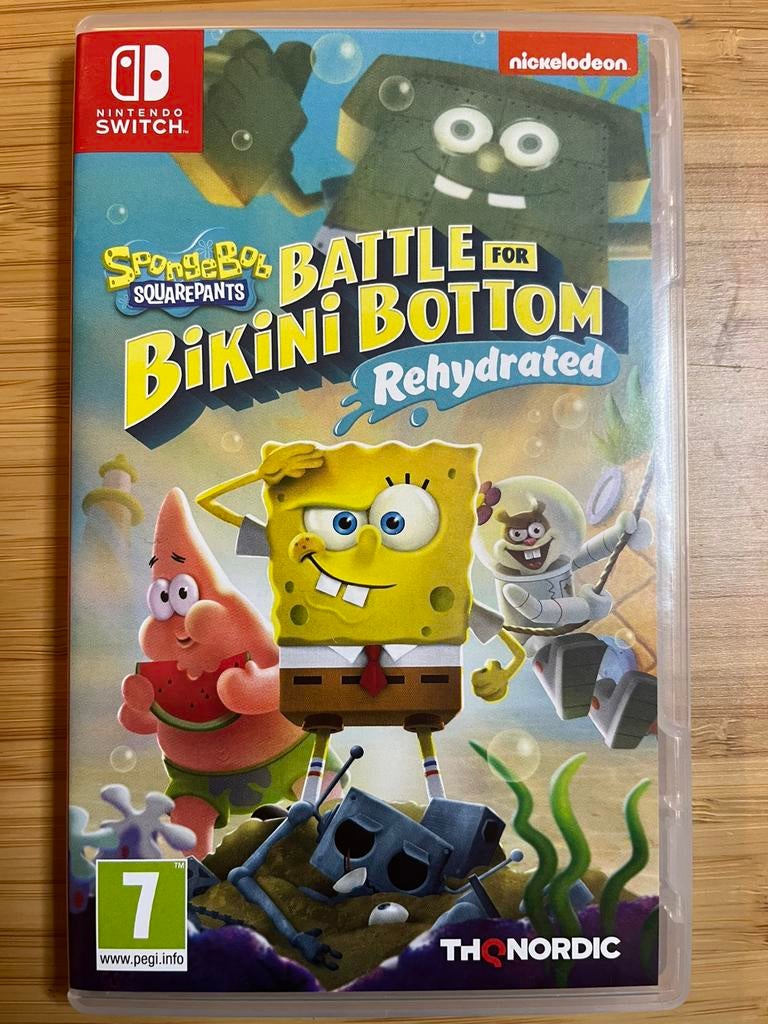 Nintendo Switch game: Spongebob the battle for Bikini Bottom, 1 speler, Zo goed als nieuw, Vanaf 7 jaar, Ophalen