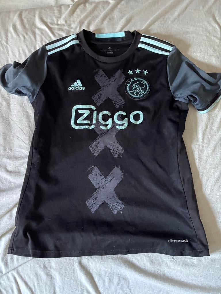 Ajax shirt 16/17 maat S - Mooie kwaliteit, zonder bedrukking, Verzenden, Zwart, Voetbal, Gedragen