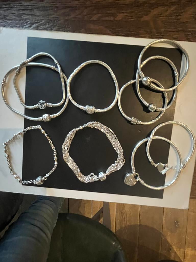 Pandora super leuke armbandjes., Ophalen of Verzenden, Zo goed als nieuw, Zilver, Pandora
