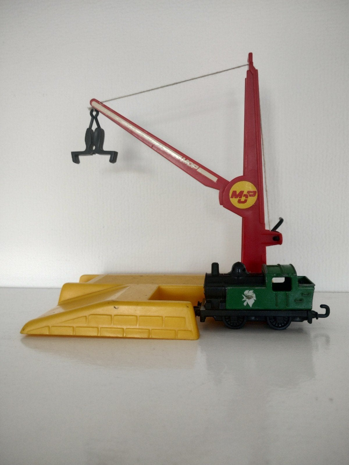 Container Kraan Matchbox Motor City MC 610, Ophalen of Verzenden, Gebruikt