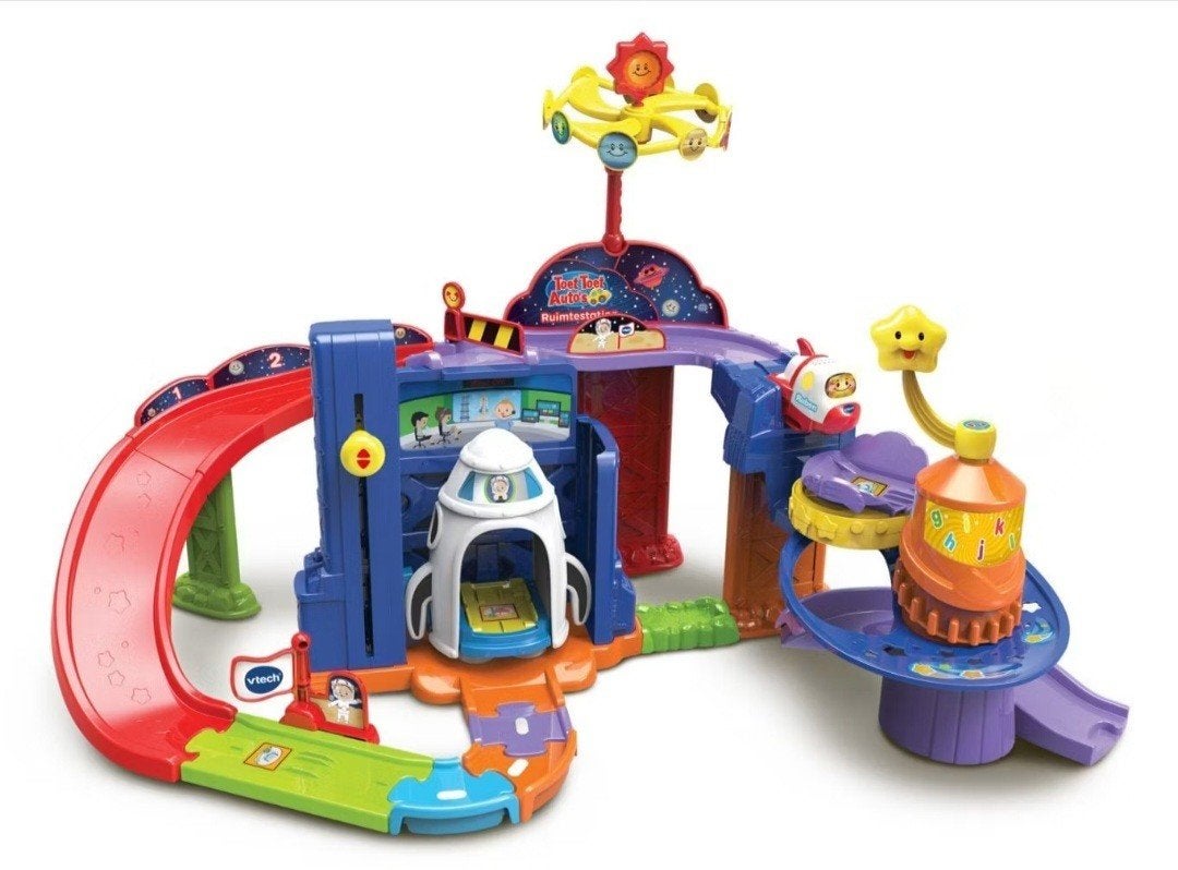 VTech Toet Toet Auto's Ruimtestation, Kinderen en Baby's, Speelgoed | Vtech, Ophalen, Zo goed als nieuw, 2 tot 4 jaar