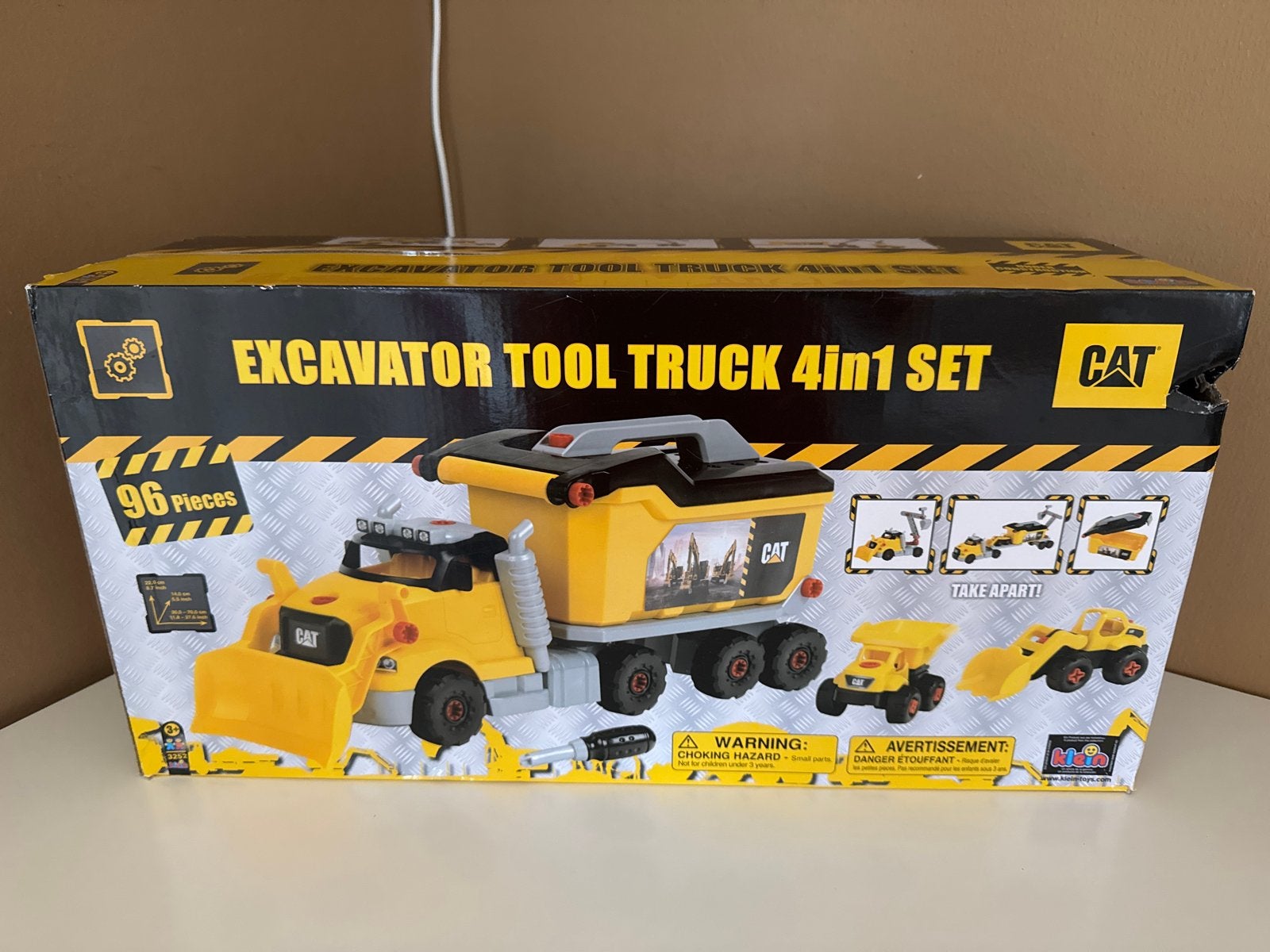 CAT Graafmachine Gereedschap Vrachtwagen 4-in-1 Set, Ophalen of Verzenden, Nieuw