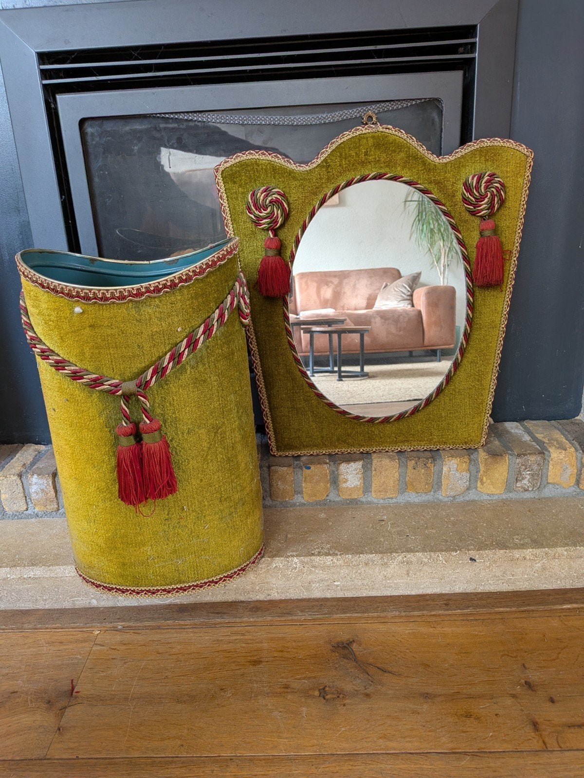 Prachtige Vintage Italiaanse Boudoir Set (Jaren '60), Ophalen, Rechthoekig