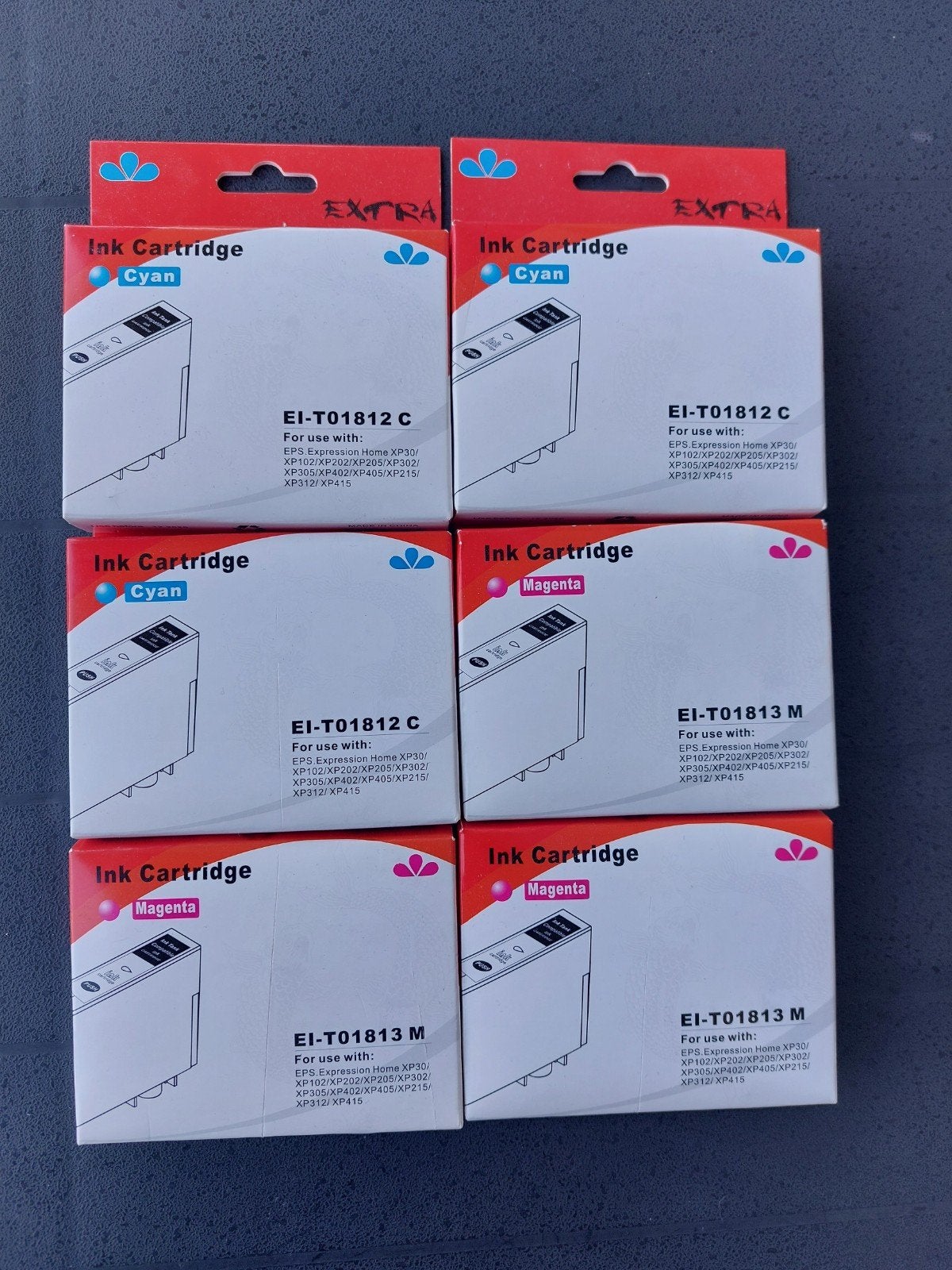 Inktcartridges Cyan en Magenta voor Epson Expression Home, Computers en Software, Printers, Extra (compatibel met Epson), Printer