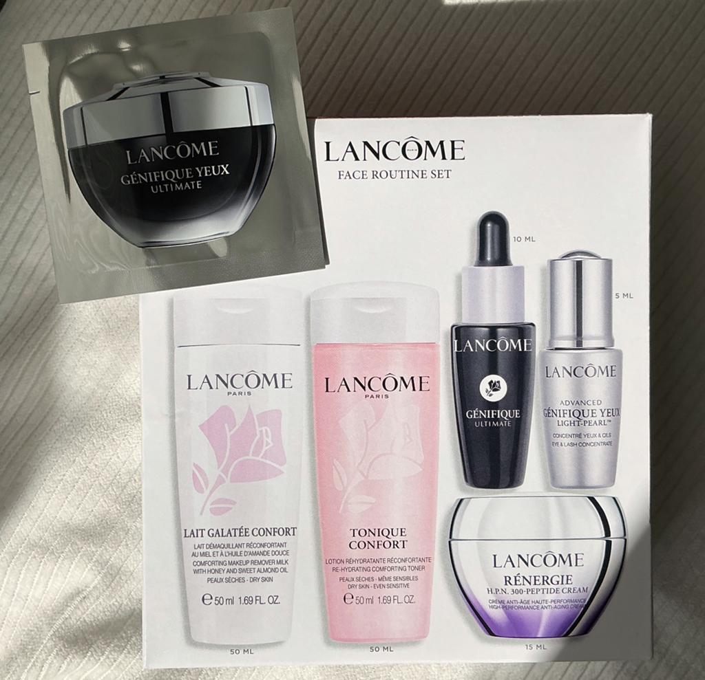 Lancôme Face Routine Set, Verzenden, Nieuw, Gehele gezicht, Verzorging