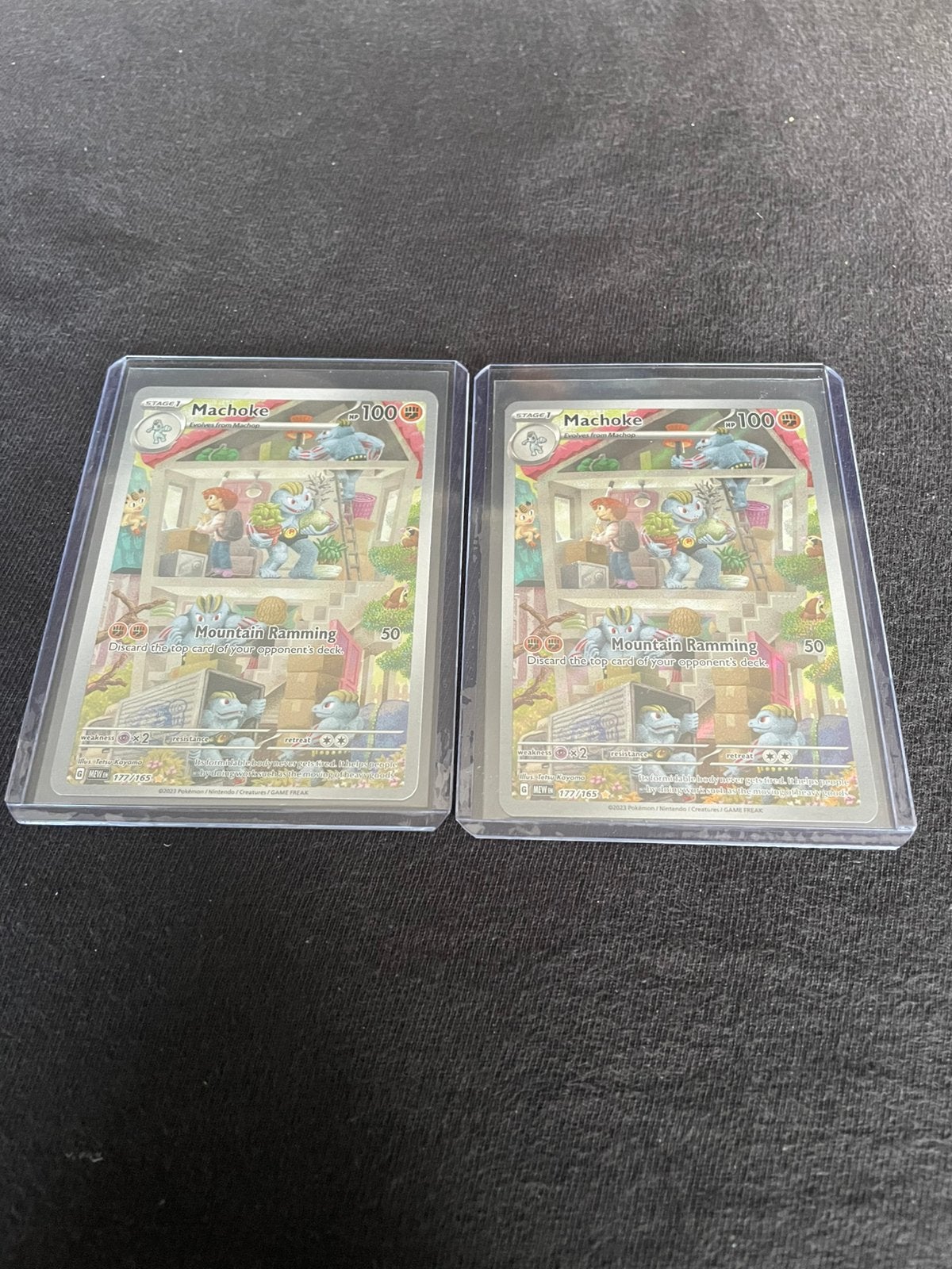 2x Machoke full art #177, Ophalen of Verzenden, Nieuw, Meerdere kaarten